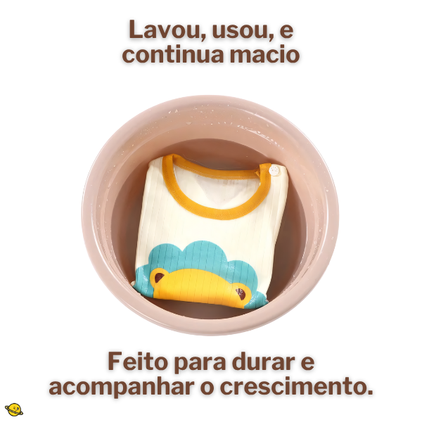 Conjunto Pijama Térmico Cotton Brincarzi