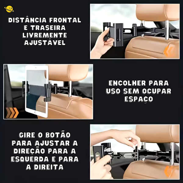 Suporte de Celular e Tablet para Banco Carro