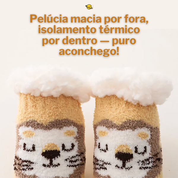 Meião Grosso de Pelúcia Bichinhos Brincarzi