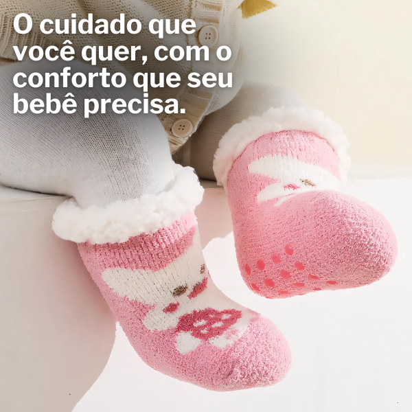 Meião Grosso de Pelúcia Bichinhos Brincarzi