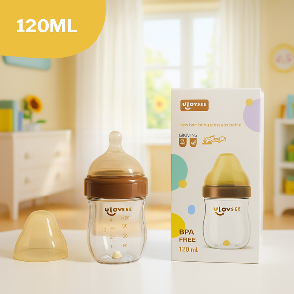 Mamadeira Anticólica Vidro Ultra Resistente