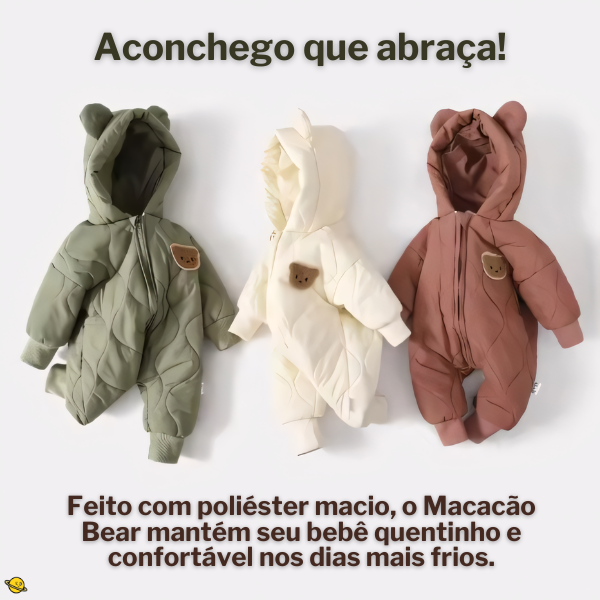 Macacão Bear de Inverno Brincarzi