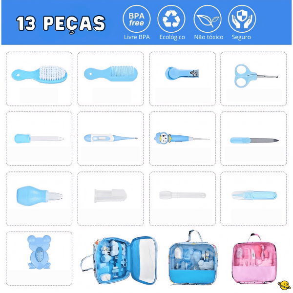 Kit Higiênie e Cuidados para Bebês