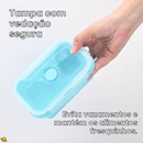 Conjunto 4 Potes Marmitas de Silicone Dobrável