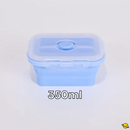 Conjunto 4 Potes Marmitas de Silicone Dobrável