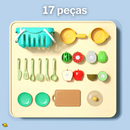 Brinquedo Cesta de Frutas Montessori Brincarzi