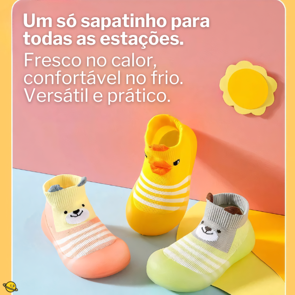 Sapato Zoo Antiderrapante Brincarzi