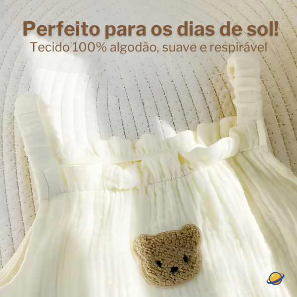 Macacão de Verão Summer Vibes (3 Peças) Brincarzi