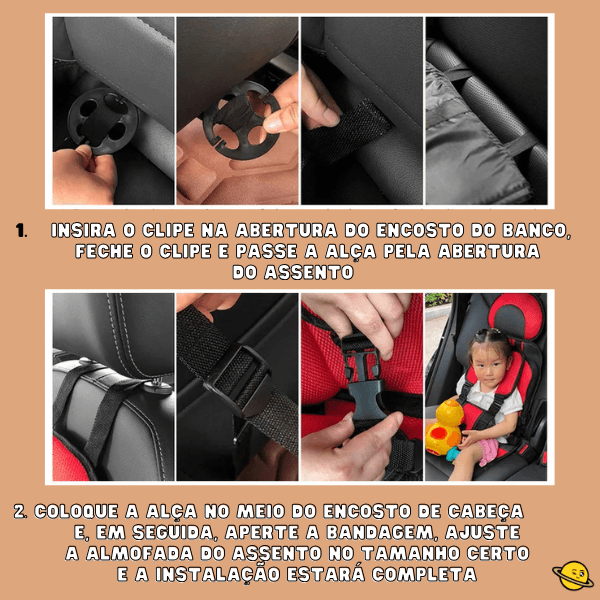 Almofada para Cadeirinha e Assento Kids