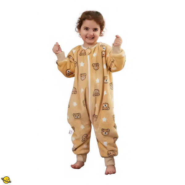 Macacão Pijama Veludo Confortável Brincarzi