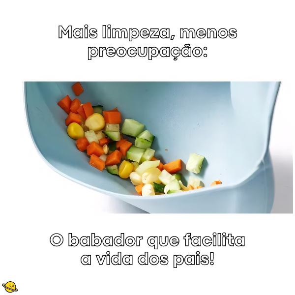 Babador de Silicone Infantil