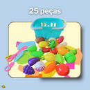 Brinquedo Cesta de Frutas Montessori Brincarzi