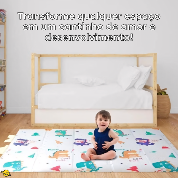 Tapete Dobrável Infantil de Atividades Impermeável - Brincarzi