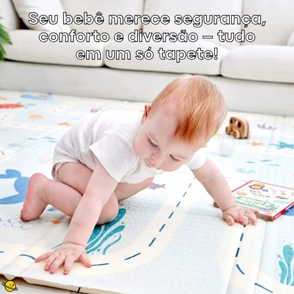 Tapete Dobrável Infantil de Atividades Impermeável - Brincarzi