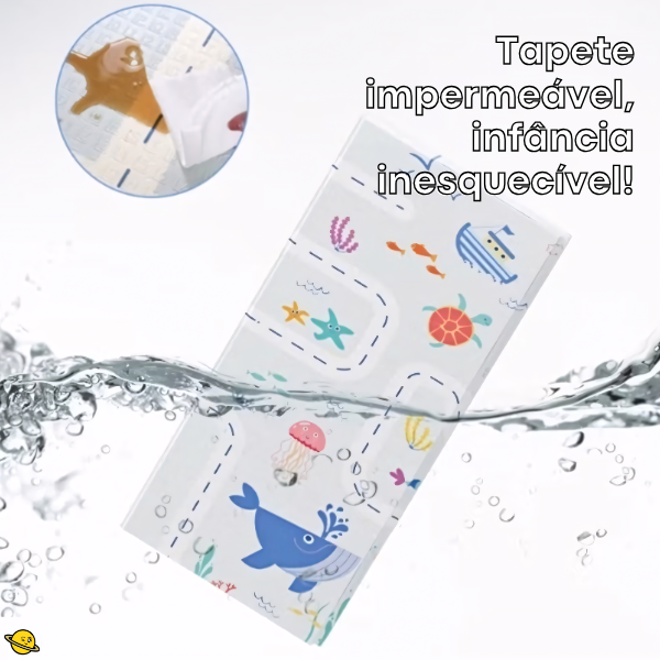 Tapete Dobrável Infantil de Atividades Impermeável - Brincarzi