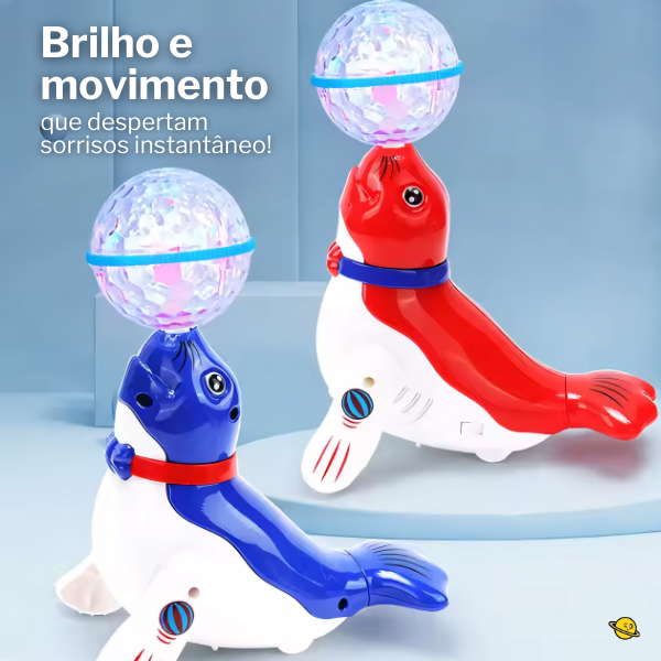 Brinquedo Leão Marinho Equilibrista Brincarzi