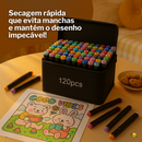 Kit de Canetinhas Para Desenhos Brincarzi