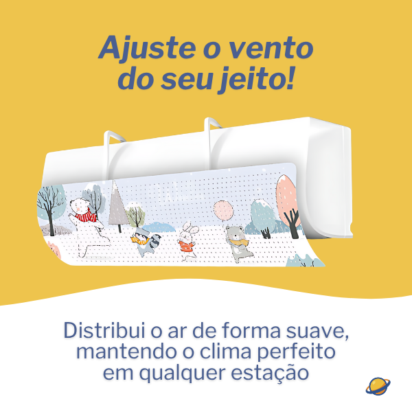 Defletor de Ar Condicionado Brincarzi