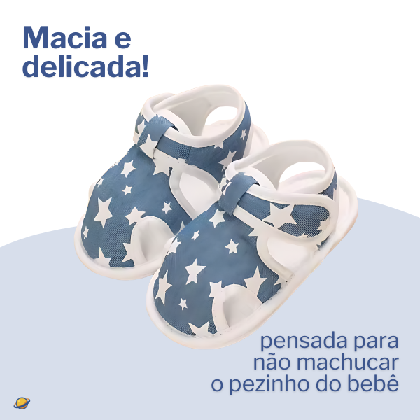 Sandália Rasteirinha Baby Comfort Antiderrapante