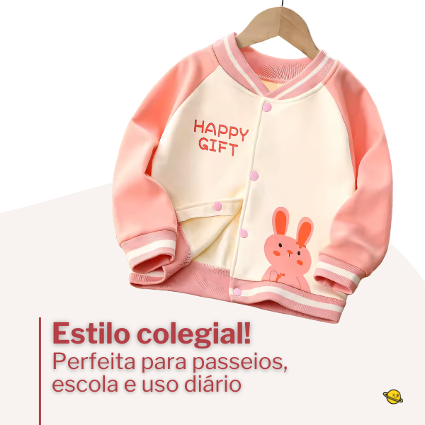 Jaqueta Infantil Estilo Colegial Brincarzi