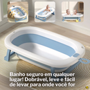 Banheira Dobrável com Termômetro Brincarzi