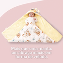 Manta e Cobertor Sunshine (2 em 1) com Capuz de Inverno Brincarzi