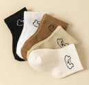 5 Pares de Meias Ursinho - Qualidade Premium