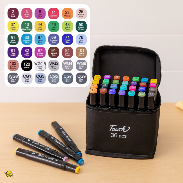 Kit de Canetinhas Para Desenhos Brincarzi