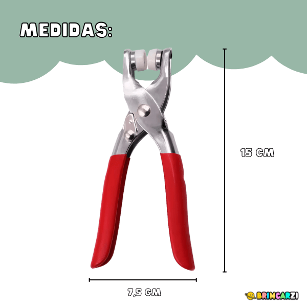 Alicate para Botão de Pressão