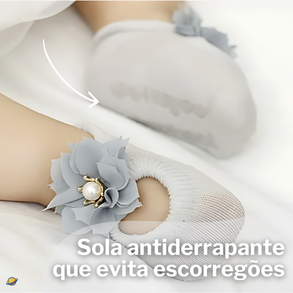 Kit 3 Pares Meia Princess Girls Brincarzi