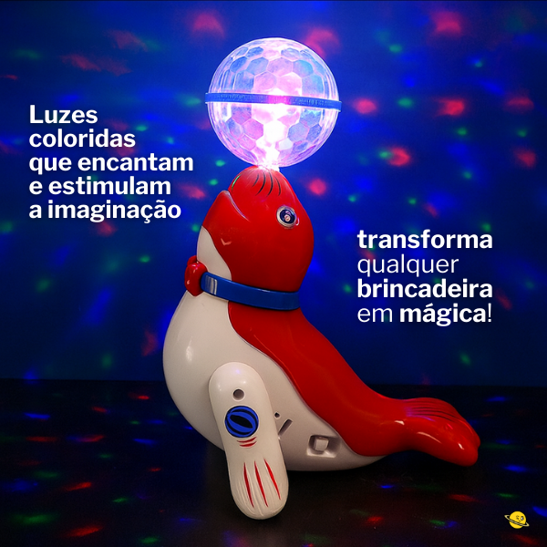 Brinquedo Leão Marinho Equilibrista Brincarzi