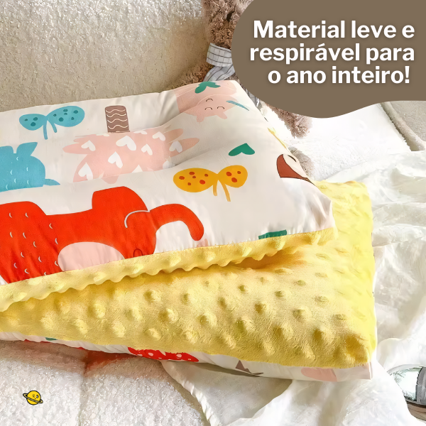 Travesseiro Anti Rolamento Respirável Algodão Goodsleep