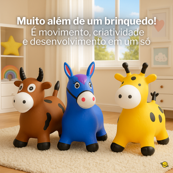 Cavalinho Pula Pula Musical Brincarzi