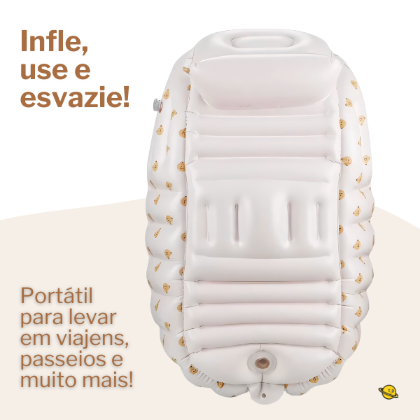 Banheira Inflável Dobrável Infantil Brincarzi