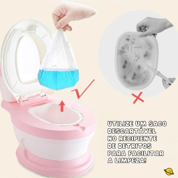 Troninho Vaso Sanitário Infantil