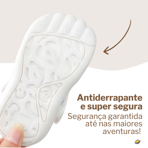 Sandália Arco Iris Respirável Brincarzi