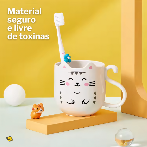 Caneca Porta Escovas Zoo