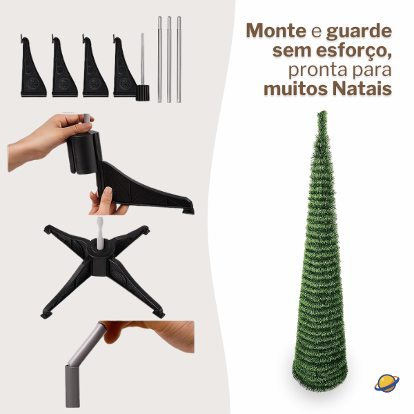 Arvore de Natal Dobrável Brincarzi