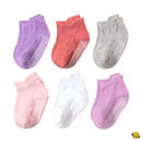 Kit 6 Pares de Meias Antiderrapante Kids