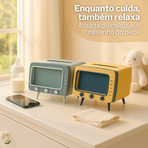 Suporte para Celular Kids Televisão Antiga