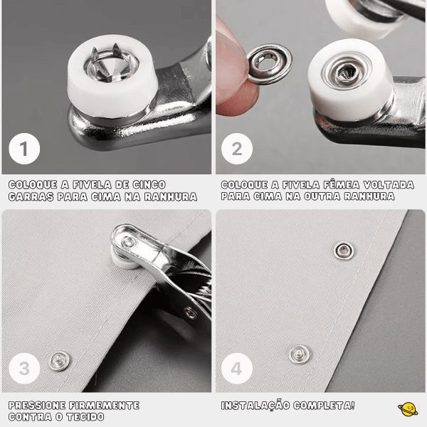 Alicate para Botão de Pressão