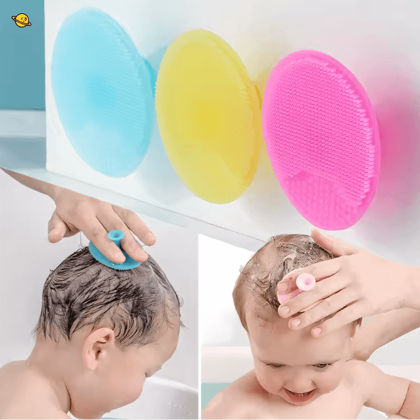 Escova de Silicone para Cabeça Baby