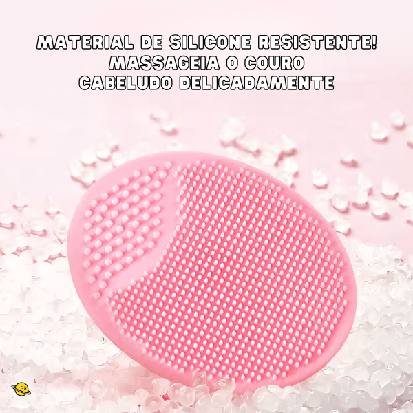Escova de Silicone para Cabeça Baby