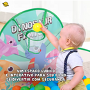 Piscina de Bolinhas com Cesta de Basquete