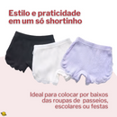 Shortinho Conforto Infantil LacyShort Brincarzi