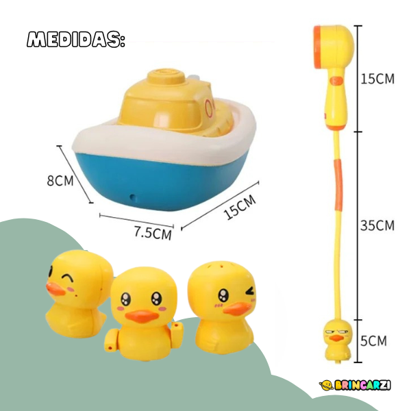 Patinhos Aquáticos com Chuveirinho