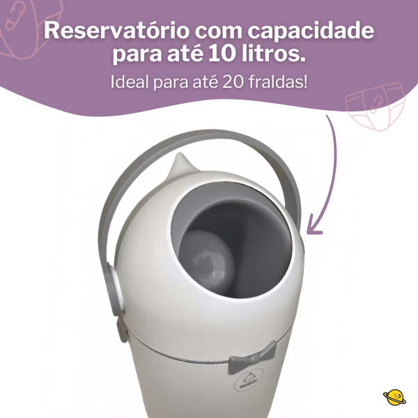 Lixeira Antiodor para Fraldas Brincarzi