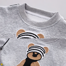 Traje Conjunto de Inverno Algodão Bear (Suéter e Calça) Brincarzi