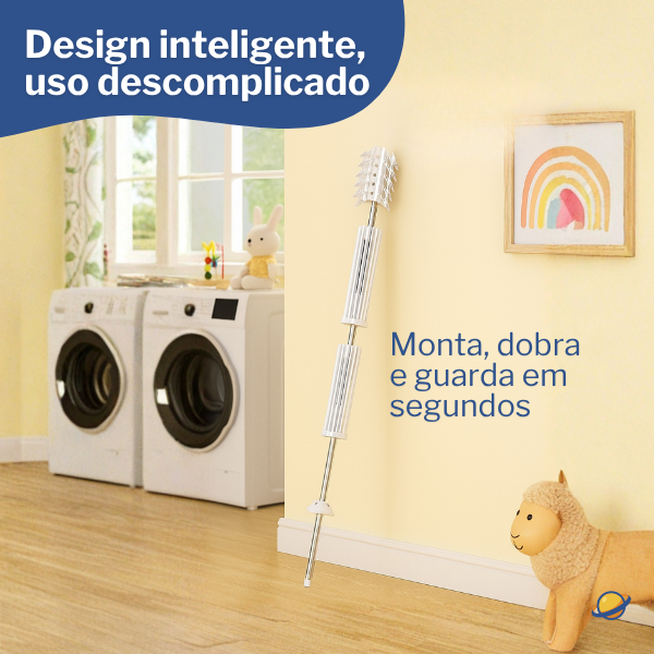 Varal de Roupas Dobrável Portátil Brincarzi