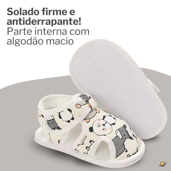 Sandália Rasteirinha Baby Comfort Antiderrapante
